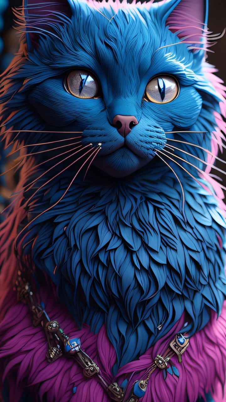 Whiskers, Cat, Science, Blue, Felidae. Wallpaper in 720x1280 Resolution
