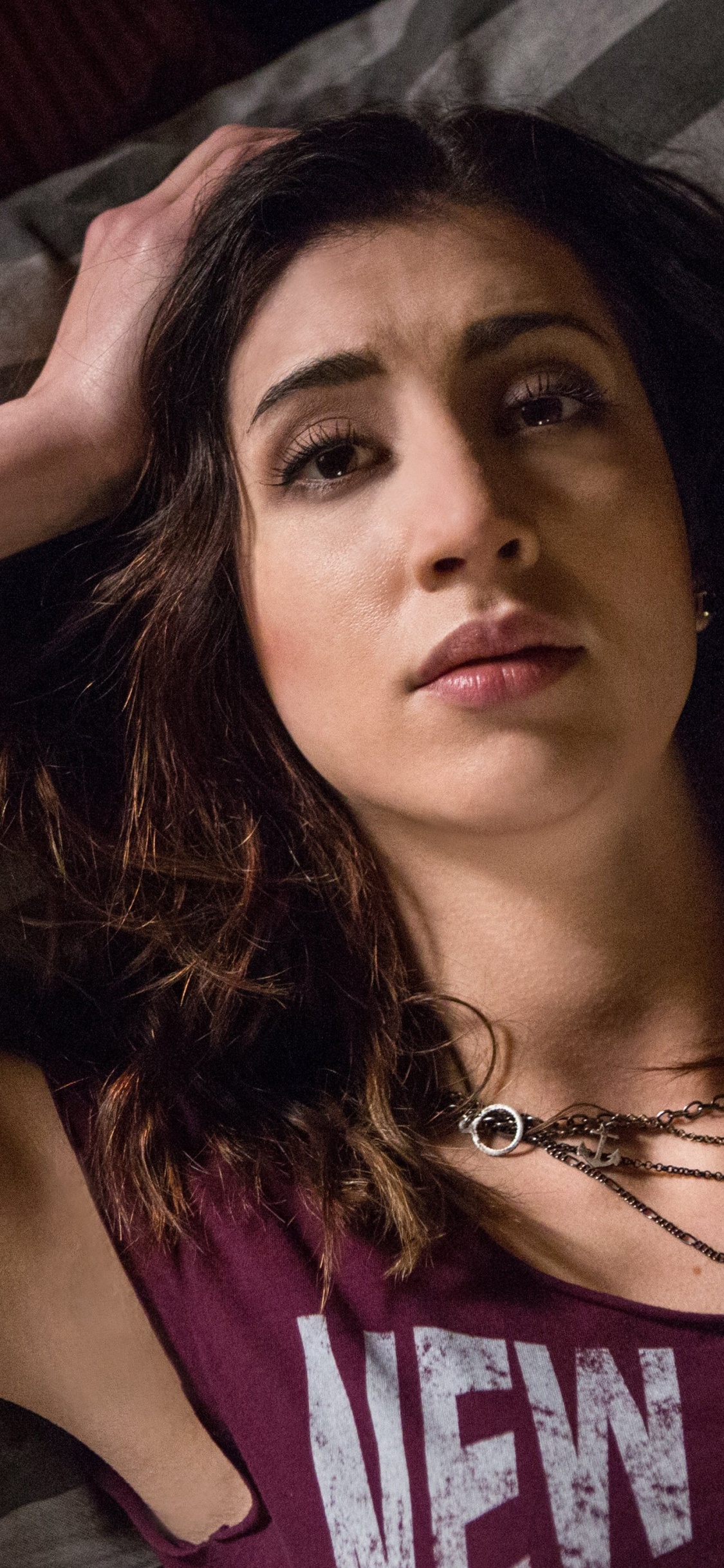 Dana Delorenzo Armpit, Dana Delorenzo, Ash vs Evil Dead, Kelly Maxwell, Ash Williams. Wallpaper in 1125x2436 Resolution