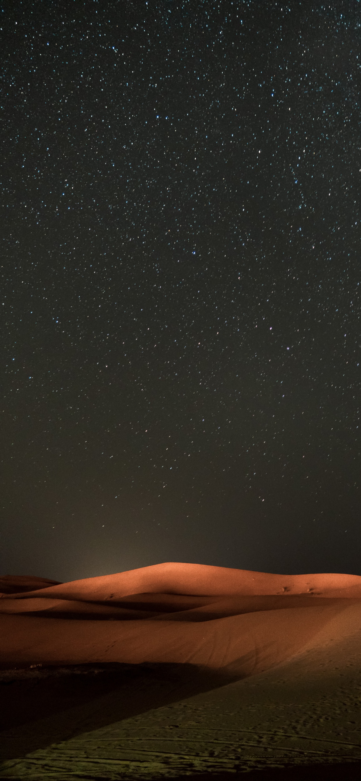 Desert Night Sky View, Macaron, Atmosphere, Ecoregion, Natural Landscape. Wallpaper in 1242x2688 Resolution
