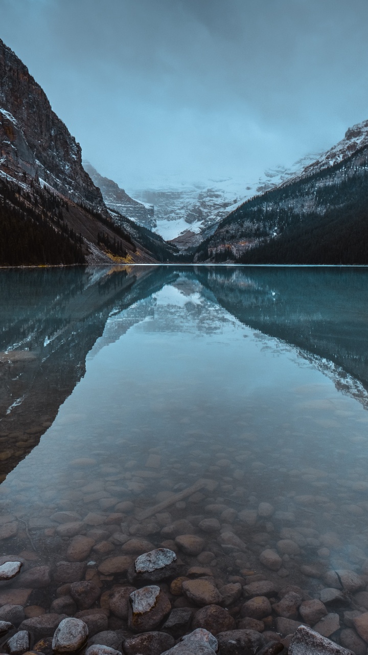 Lake Louise, Lake, Nature, Mountain, Mountainous Landforms. Wallpaper in 720x1280 Resolution
