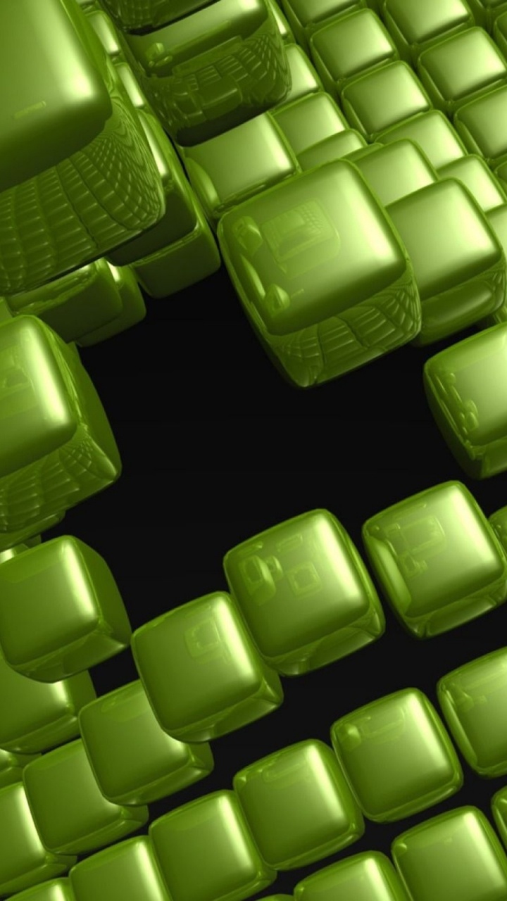 Green and Black Digital Wallpaper. Wallpaper in 720x1280 Resolution
