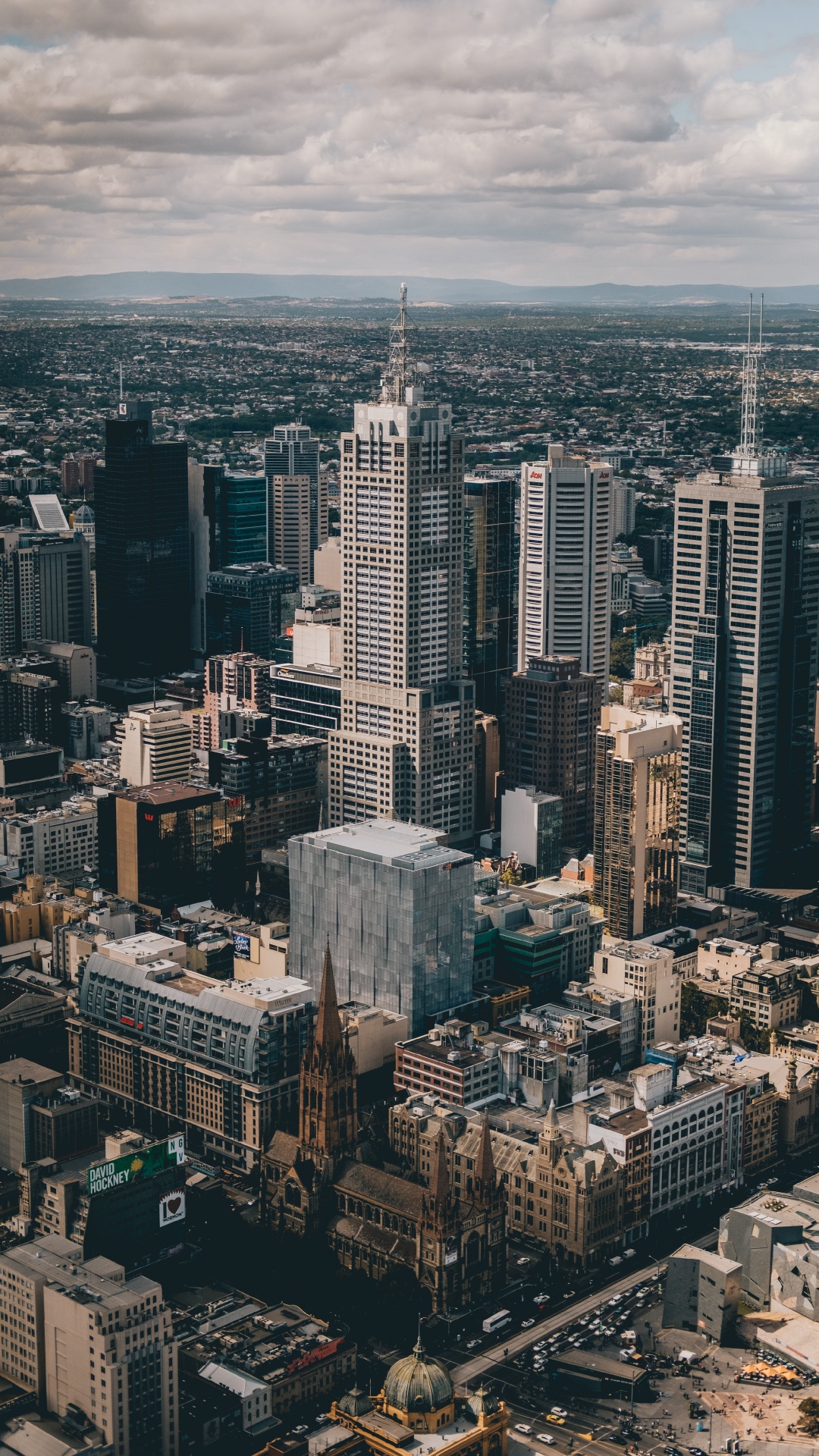 Aerial View of City Buildings During Daytime. Wallpaper in 1080x1920 Resolution