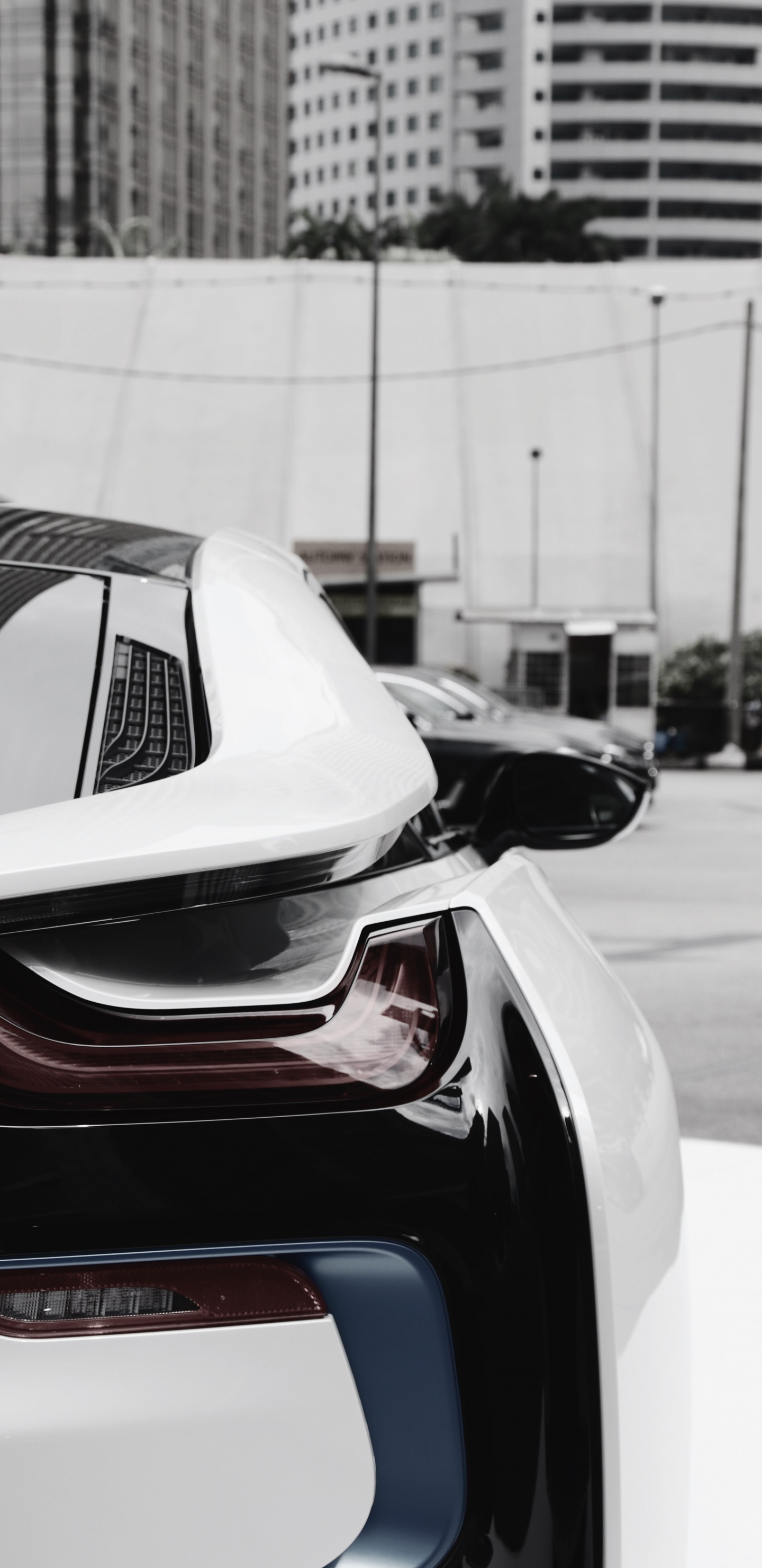 Black and Red Car on Road During Daytime. Wallpaper in 1440x2960 Resolution