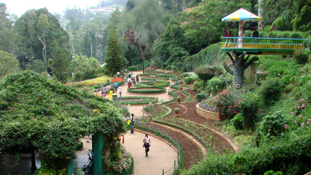 山站, 植物园, 旅行, 花园, 植被 壁纸 1280x720 允许
