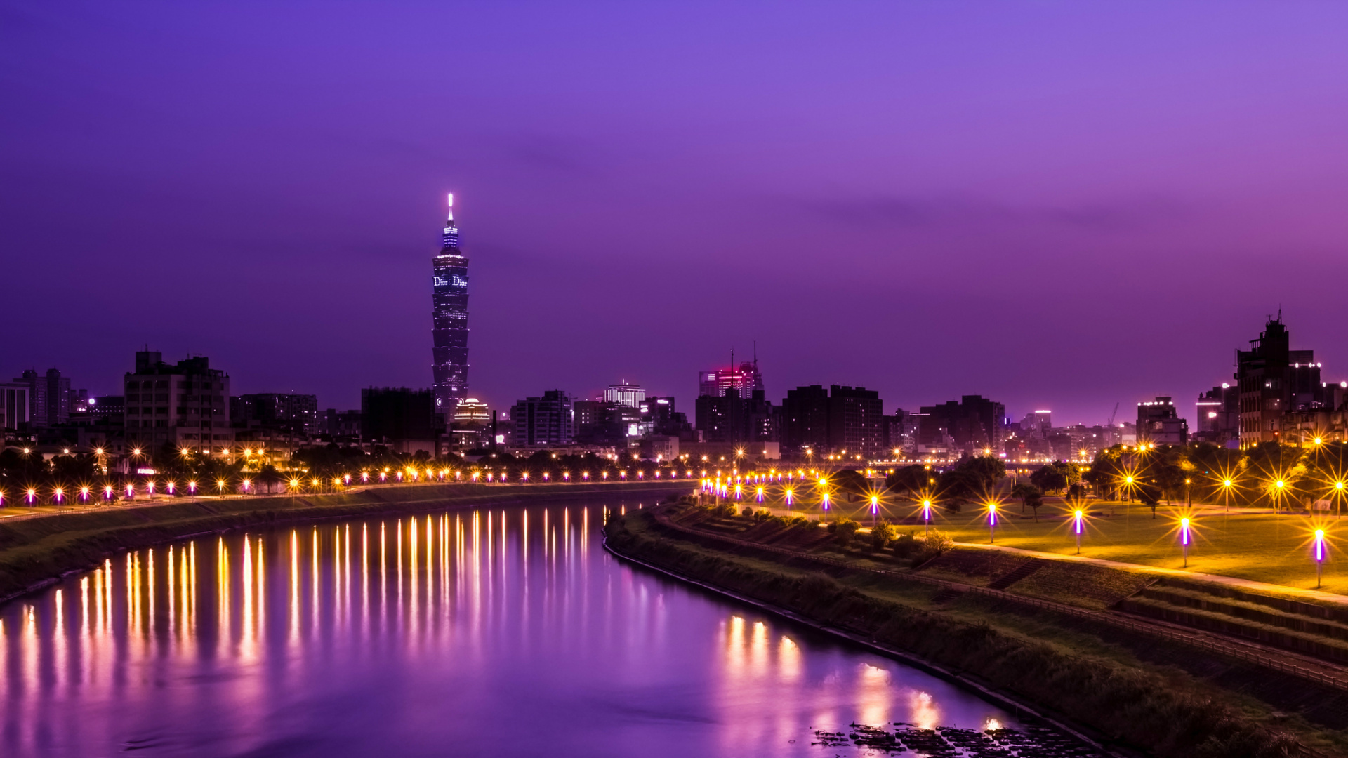 城市景观, 里程碑, 城市, 反射, 大都会 壁纸 1920x1080 允许