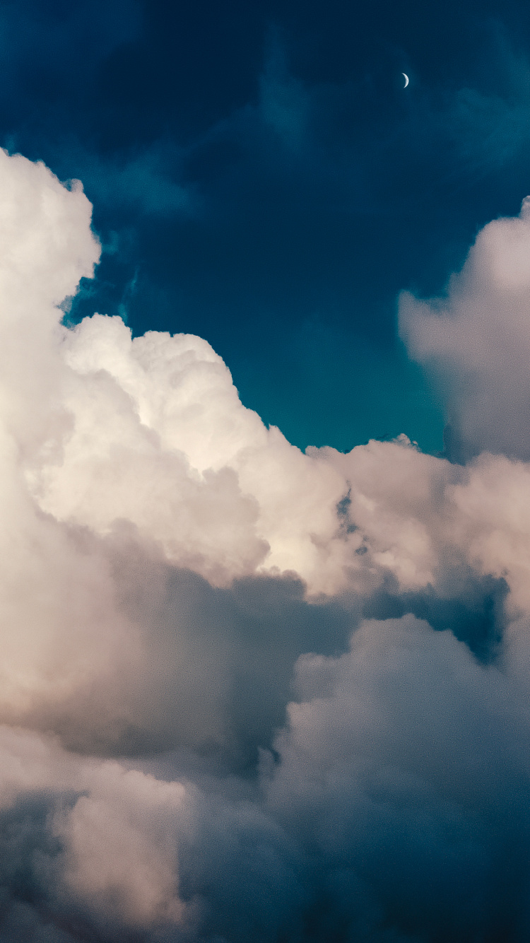 Cloud, Atmosphere, Daytime, Azure, Cumulus. Wallpaper in 750x1334 Resolution