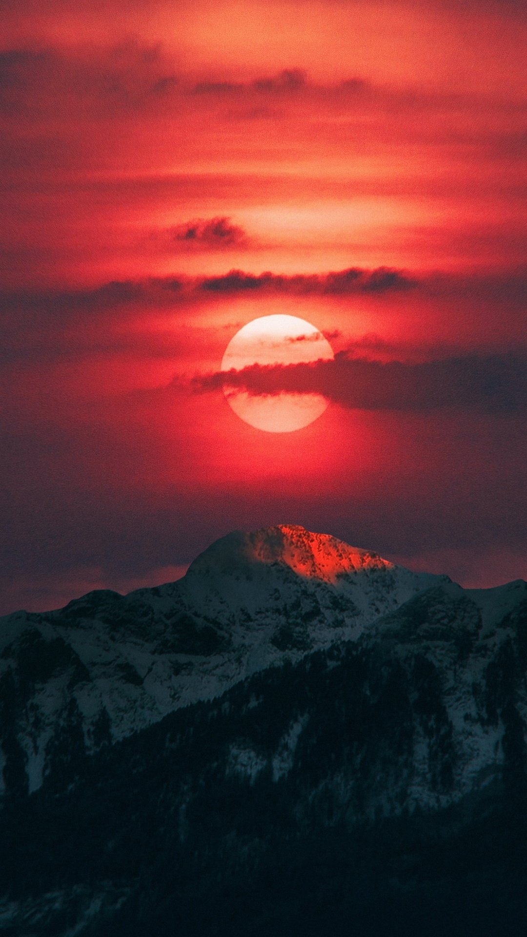 Afterglow, Cloud, Atmosphere, Ecoregion, Natural Landscape. Wallpaper in 1080x1920 Resolution