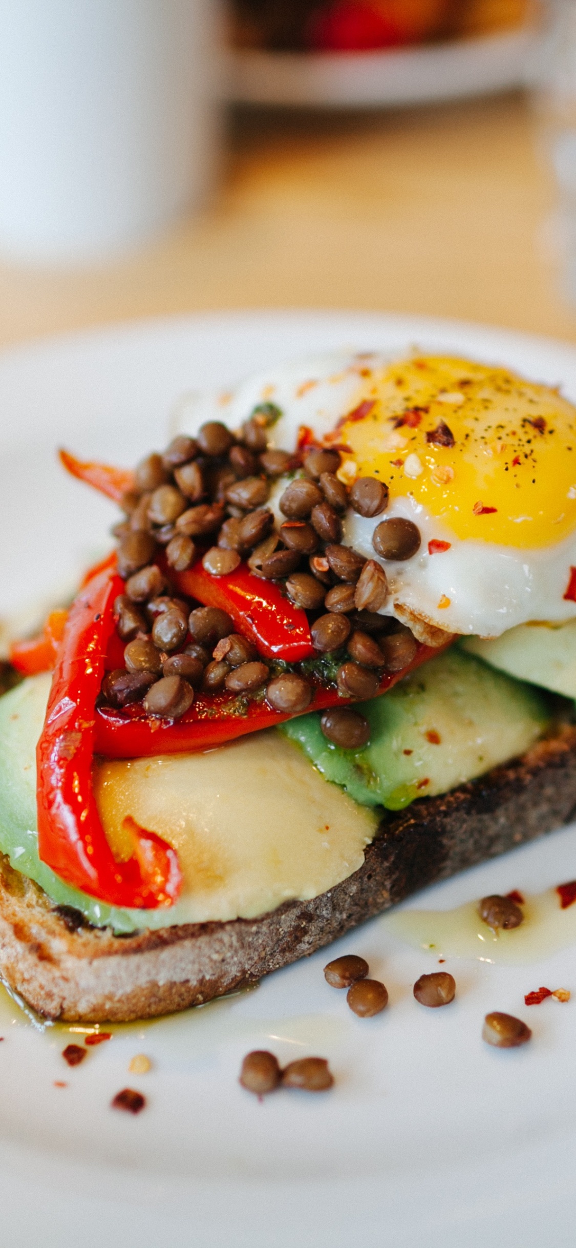 Sliced Tomato and Cucumber on White Ceramic Plate. Wallpaper in 1125x2436 Resolution