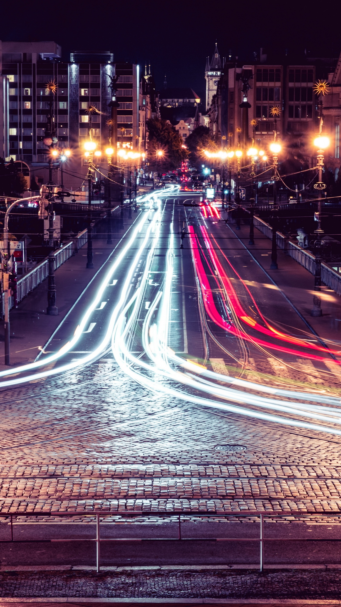 Exposure, Building, Street Light, Automotive Lighting, Light. Wallpaper in 1440x2560 Resolution