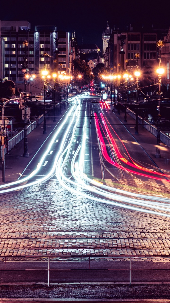 Exposure, Building, Street Light, Automotive Lighting, Light. Wallpaper in 720x1280 Resolution