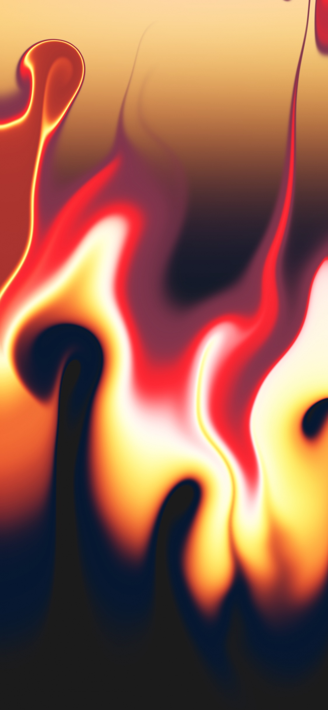 Orange, Lumière, Chaleur, Gaz, Art. Wallpaper in 1125x2436 Resolution