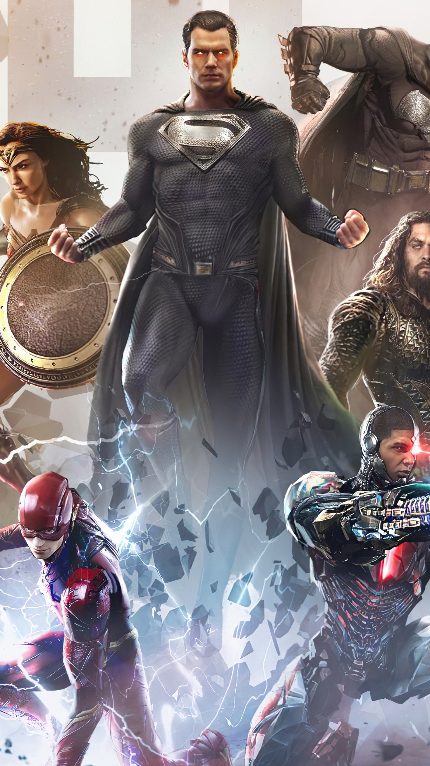 Superman, Justice League, Zack Snyders Justice League, Zack Snyder, Jared Leto. Wallpaper in 1440x2560 Resolution