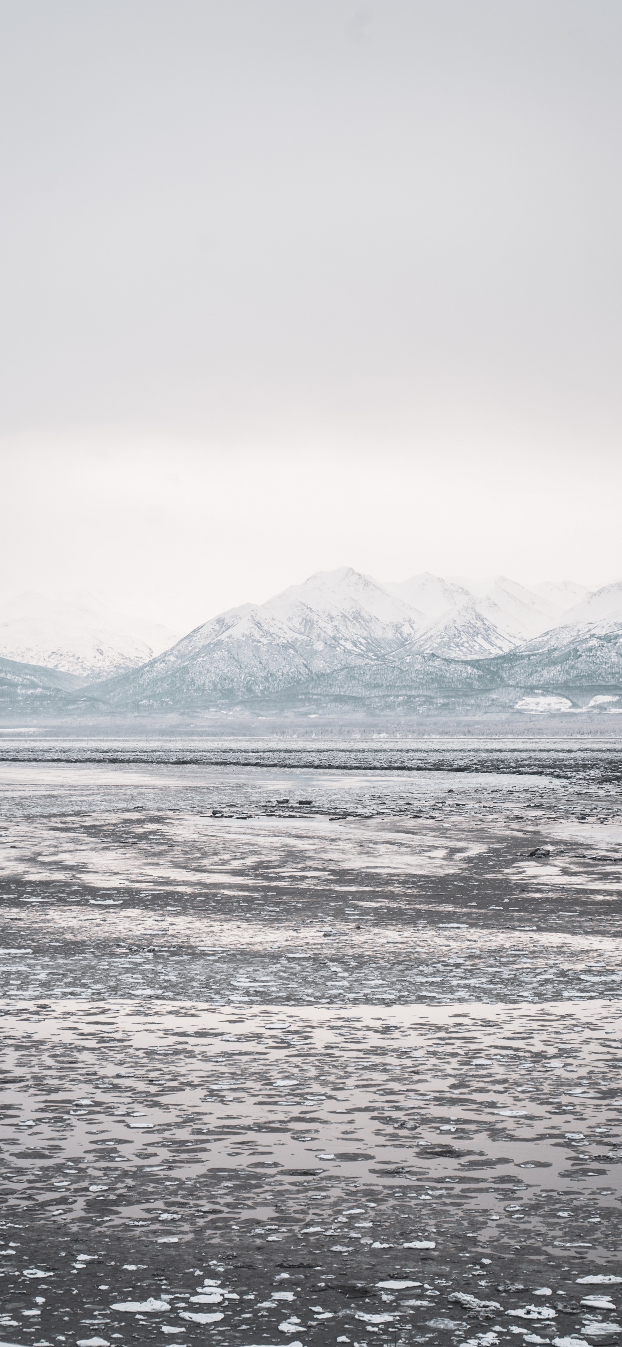 Mountain, White, Sea, Water, Horizon. Wallpaper in 1242x2688 Resolution