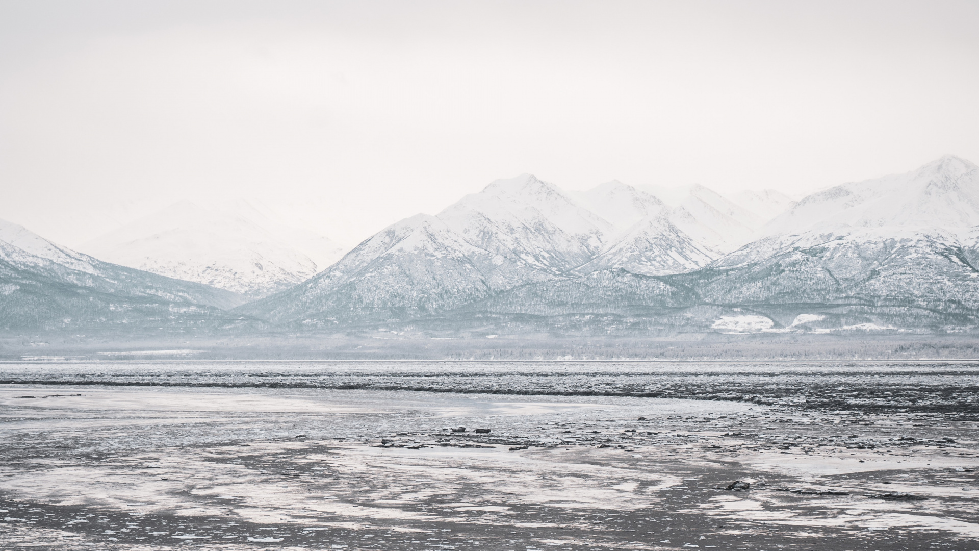 Mountain, White, Sea, Water, Horizon. Wallpaper in 1920x1080 Resolution