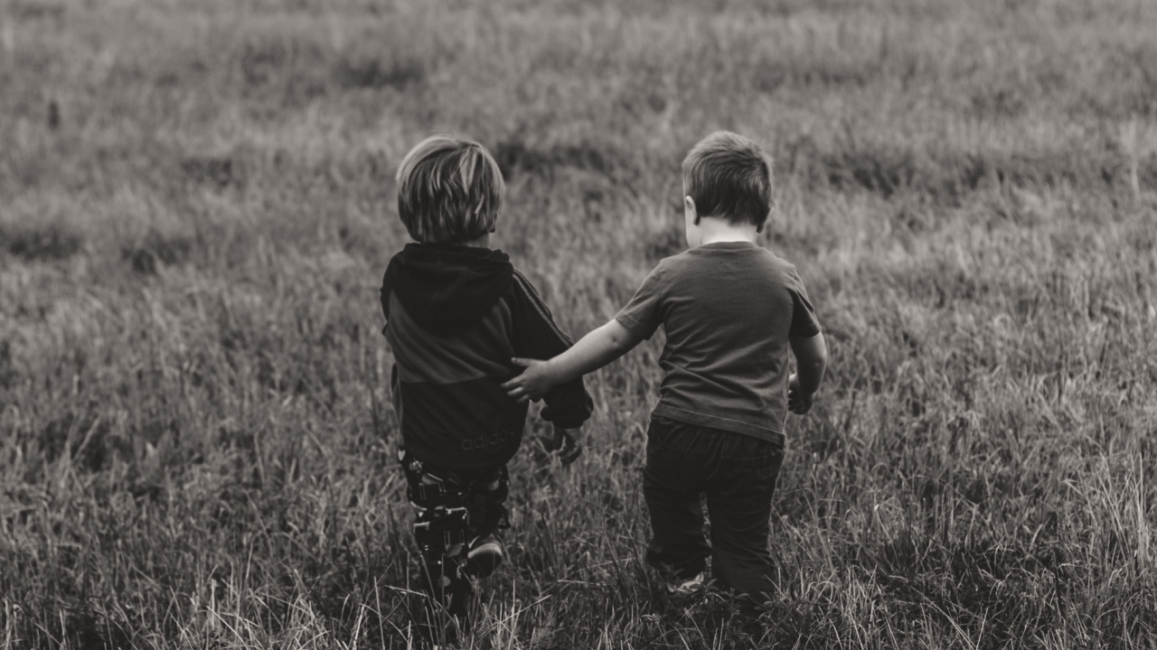 Friendship, Grass, Child, Feliz Dia do Amigo 2018, Man. Wallpaper in 1280x720 Resolution