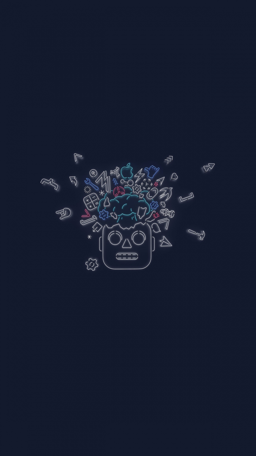 Apple, IPhone, WWDC 2019, Manzana, Diseño Gráfico. Wallpaper in 1080x1920 Resolution