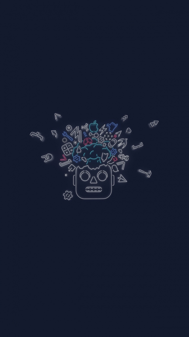 Apple, IPhone, WWDC 2019, Manzana, Diseño Gráfico. Wallpaper in 720x1280 Resolution