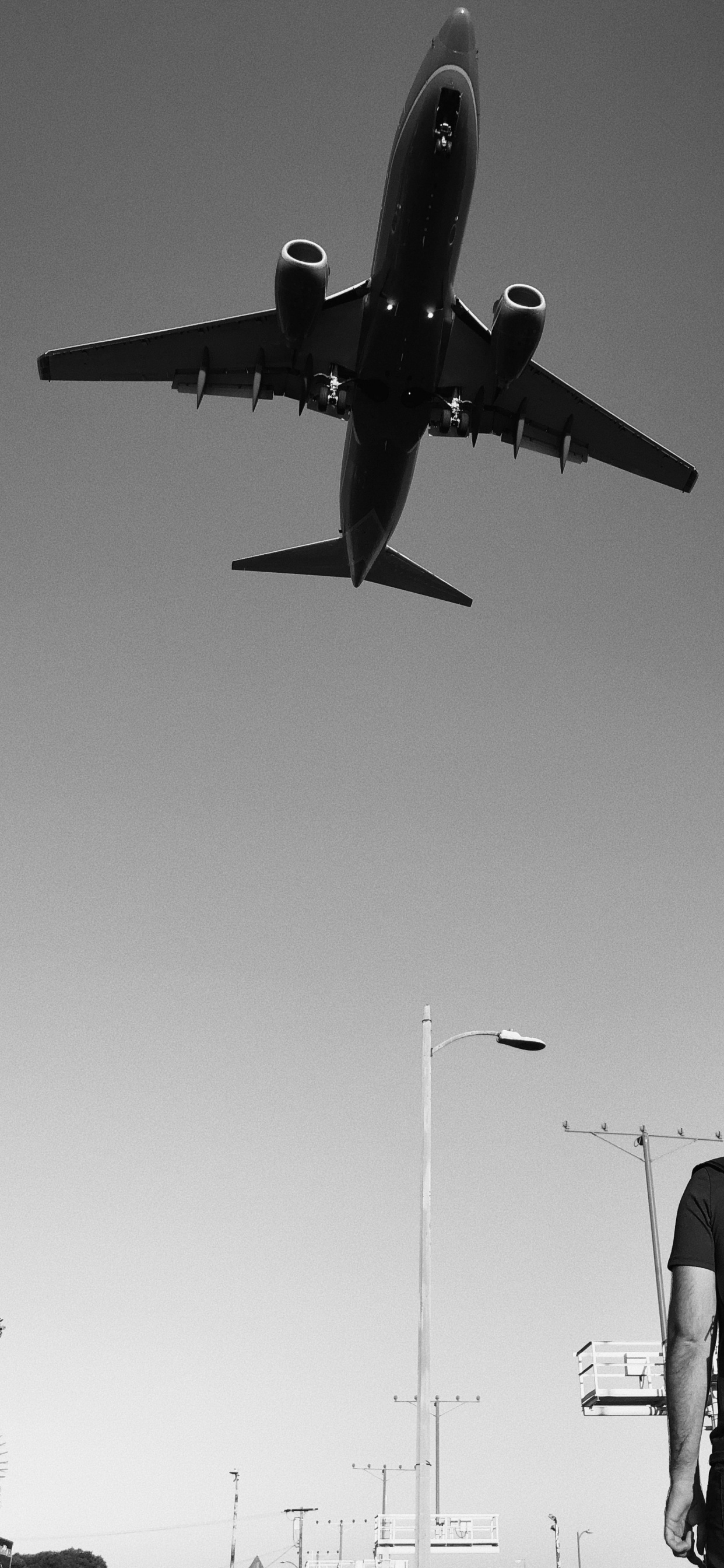 Aviación, Los Viajes Aéreos, en Blanco y Negro, Aeronave, Vuelo. Wallpaper in 1242x2688 Resolution