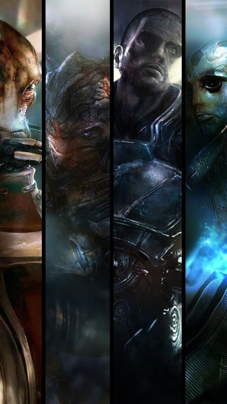 Mass Effect 2, Mass Effect, Adventure Game, Digital Compositing, Movie. Wallpaper in 750x1334 Resolution