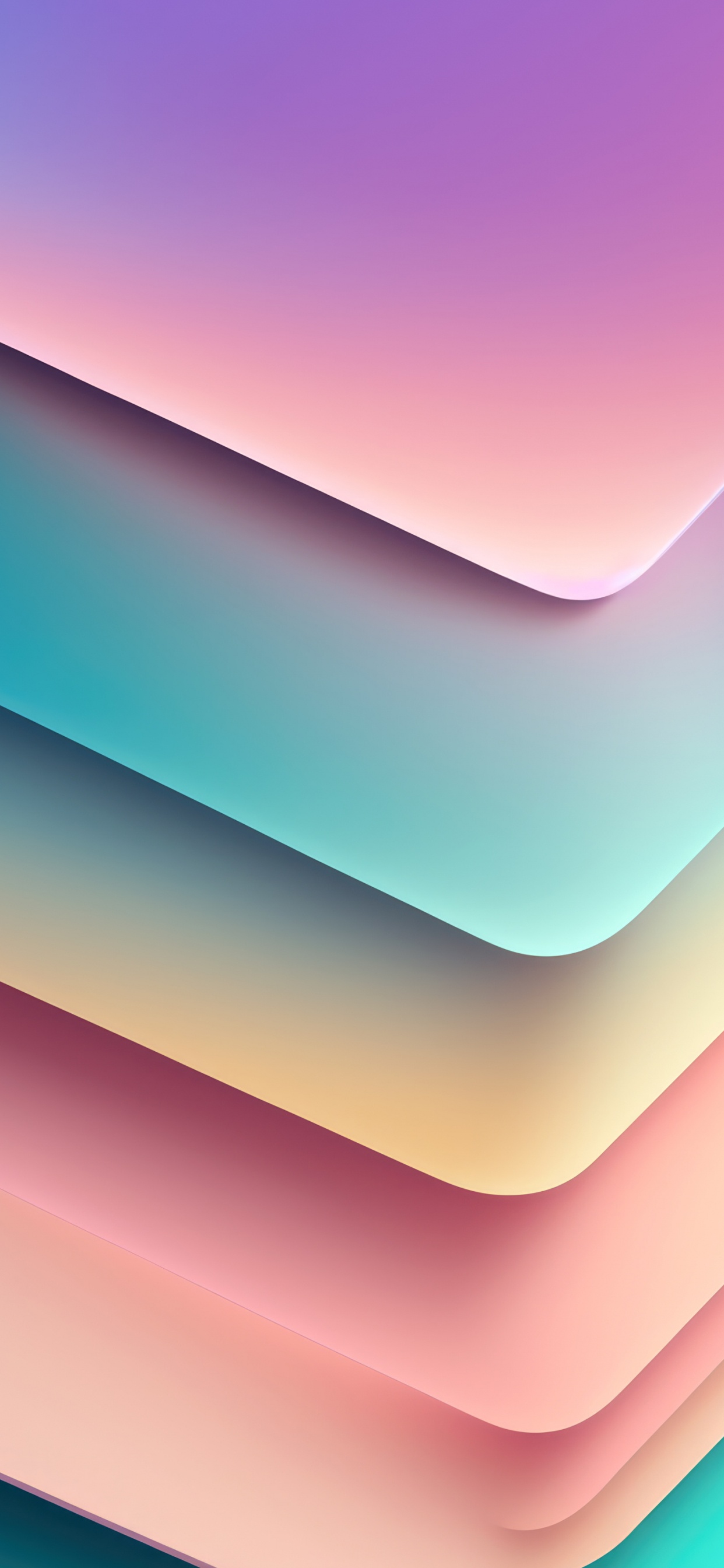 Arte, Diseño Gráfico, Azure, Naranja, Pendiente. Wallpaper in 1242x2688 Resolution