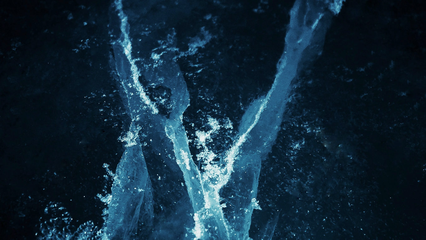 Eau, Glace, Terre, Texture, Atmosphère. Wallpaper in 1366x768 Resolution