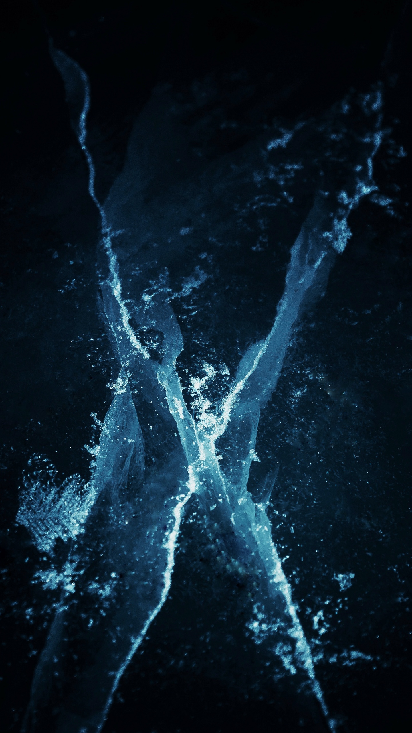 纹理, 气氛, 流体, 电蓝色的, 液体 壁纸 1440x2560 允许