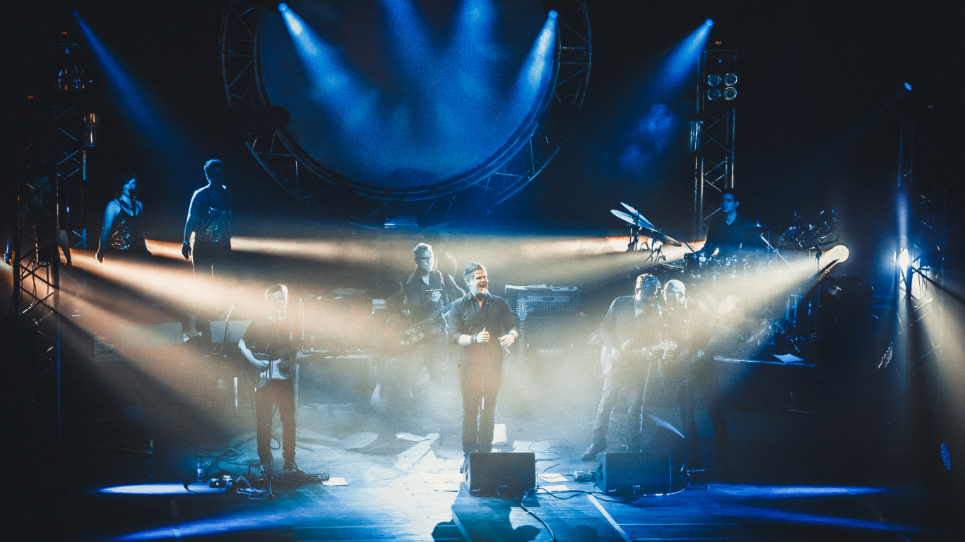 Stage, Rock Concert, Concert, Entertainment, Performance. Wallpaper in 1366x768 Resolution