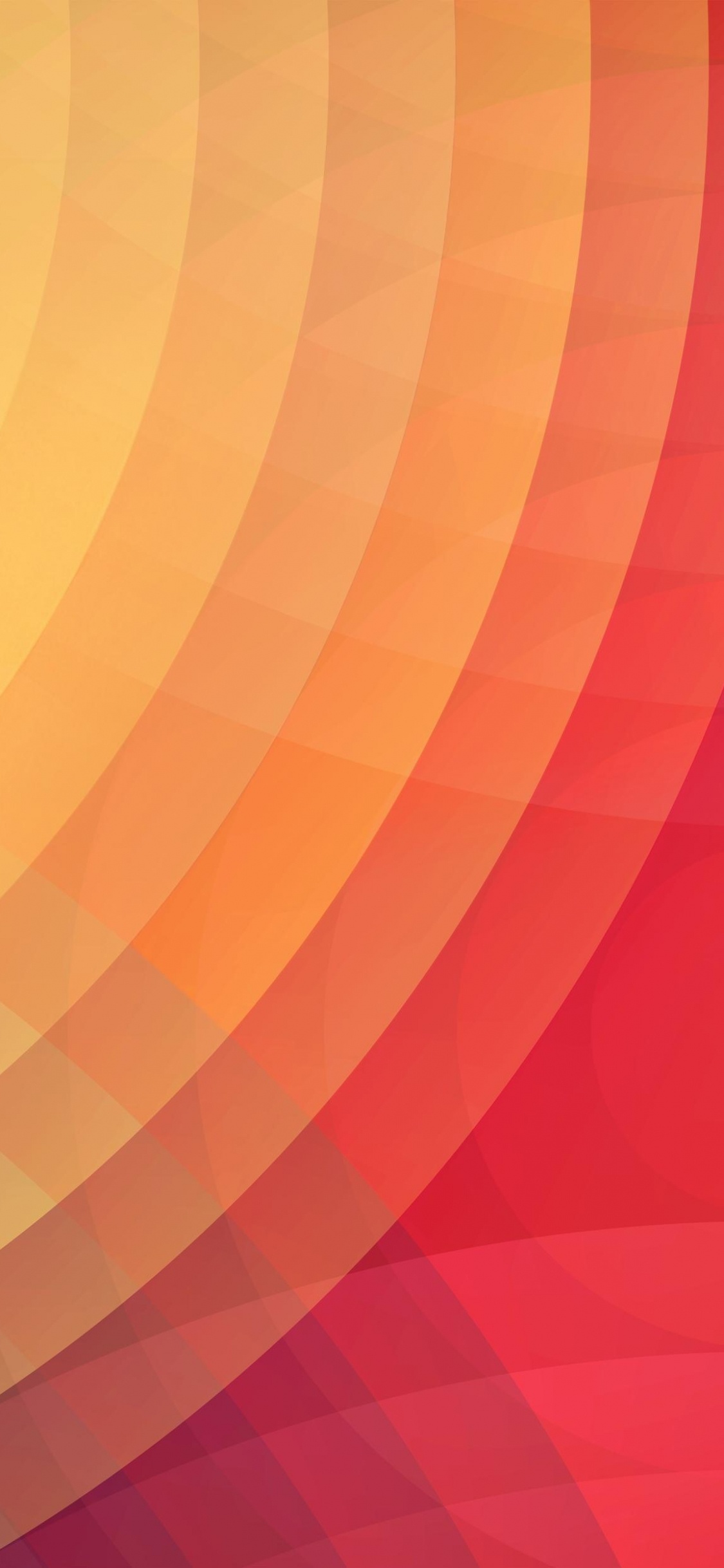 Pintura Abstracta Roja y Amarilla. Wallpaper in 1125x2436 Resolution