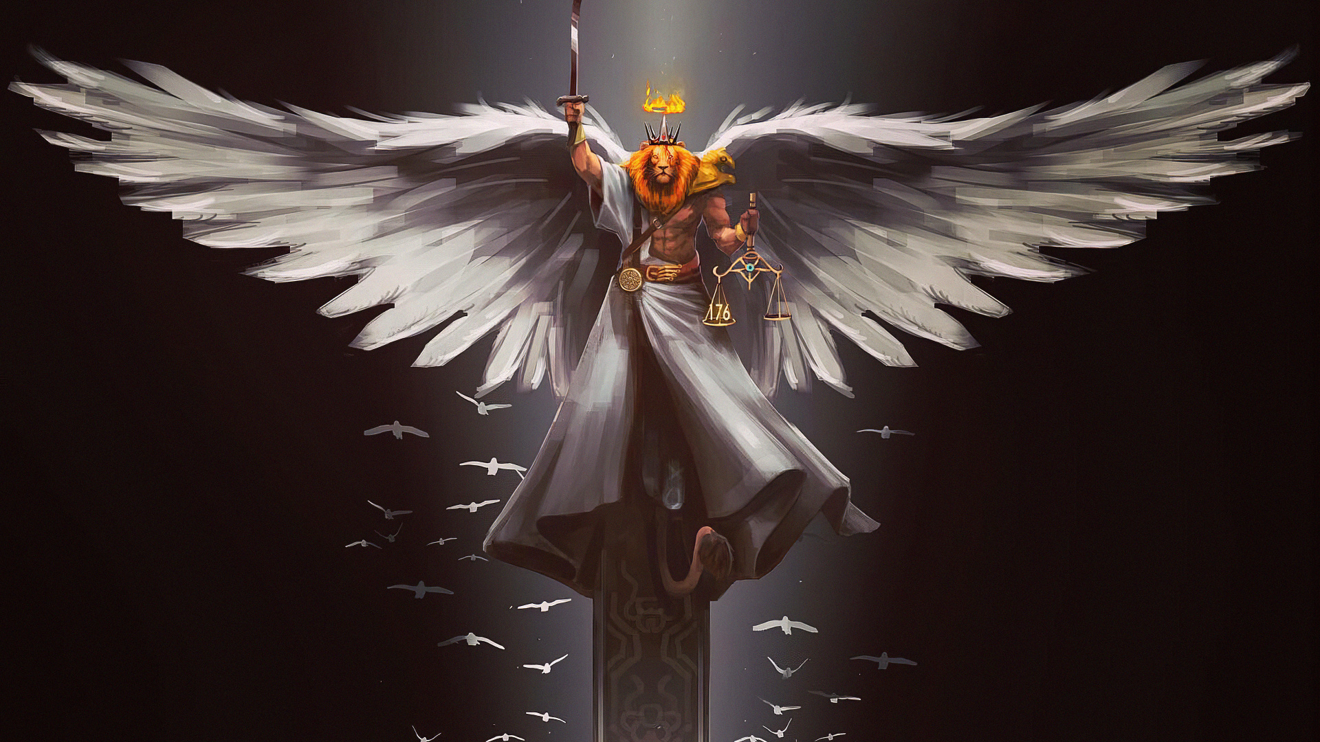 Oiseau, Bec, Plume, Aile, Oiseau-de-paradis. Wallpaper in 1920x1080 Resolution