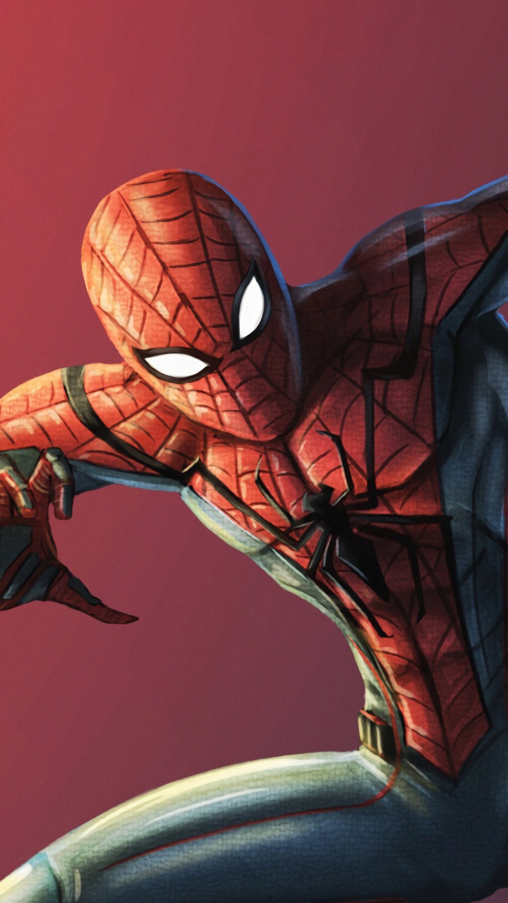 Spider-man, 惊奇漫画, 超级英雄, 超级大, 艺术 壁纸 720x1280 允许