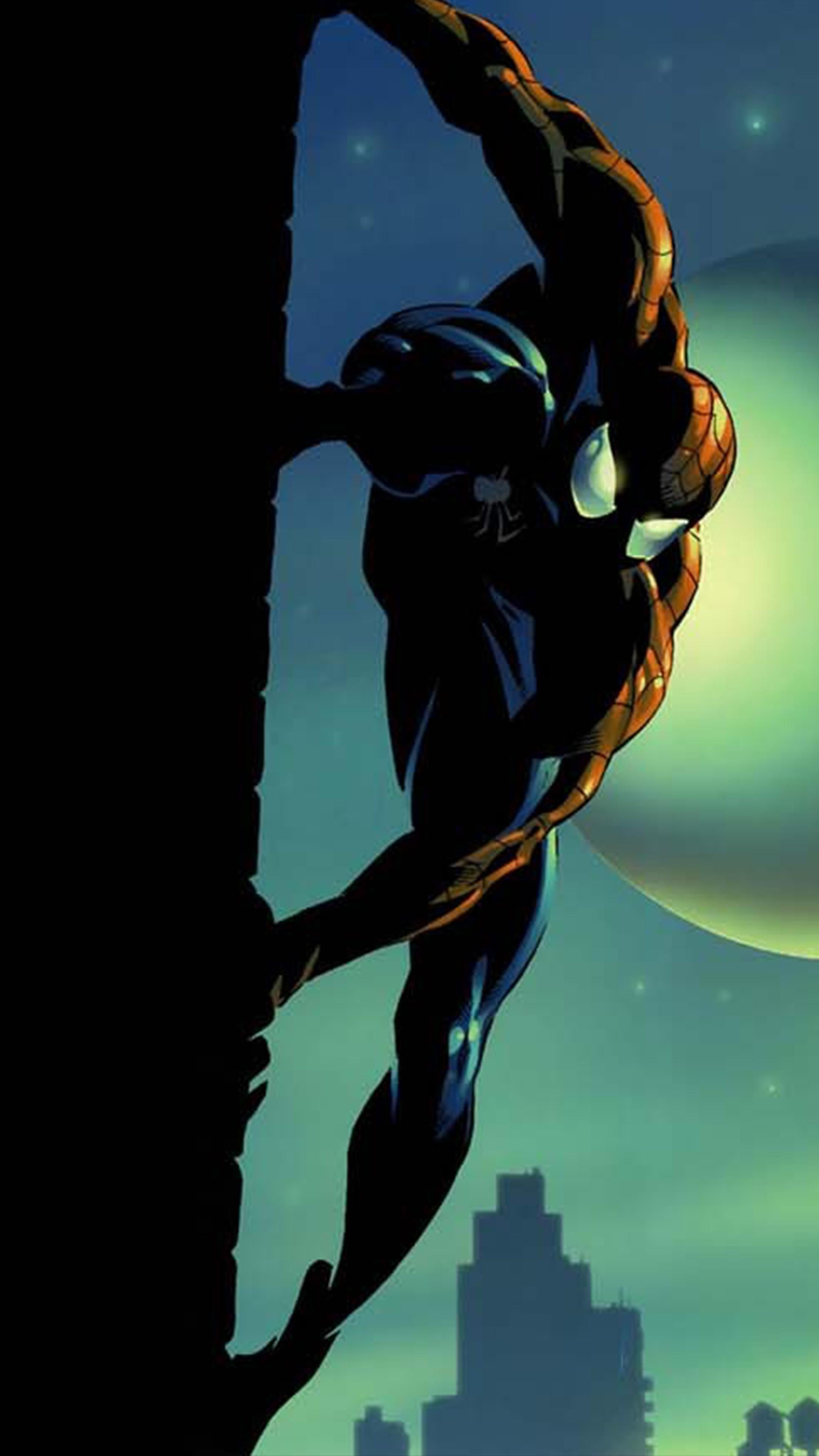 fondo cómico del hombre araña