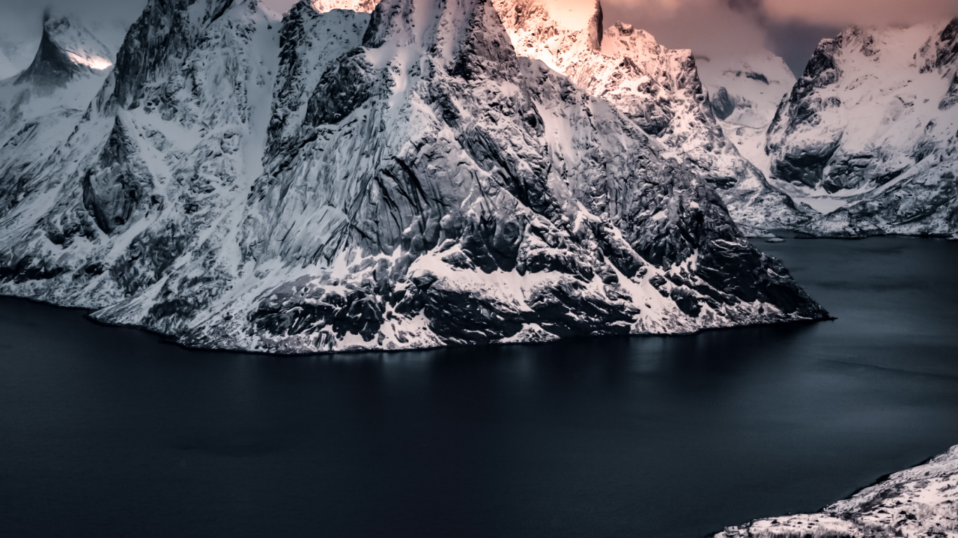 反射, 气氛, 性质, 自然景观, 高地 壁纸 1366x768 允许