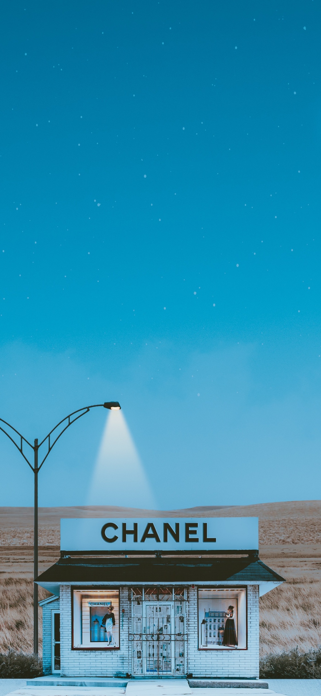 Jeffrey Czum, Mode, Chanel, Kunst, Street Light. Wallpaper in 1125x2436 Resolution