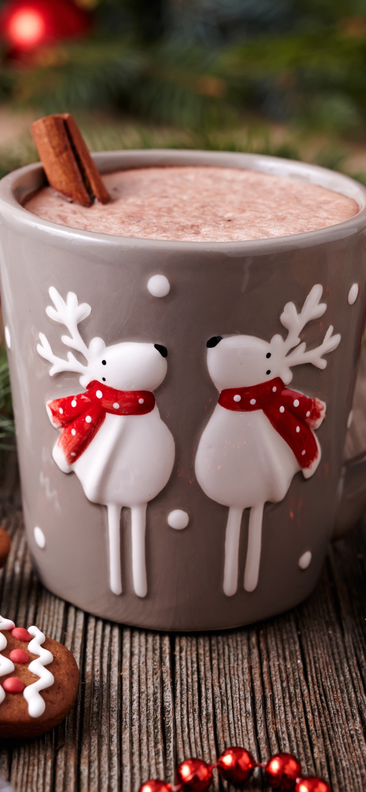 Christmas Day, Coffee Cup, Gingerbread, Cup, Lebkuchen. Wallpaper in 1242x2688 Resolution