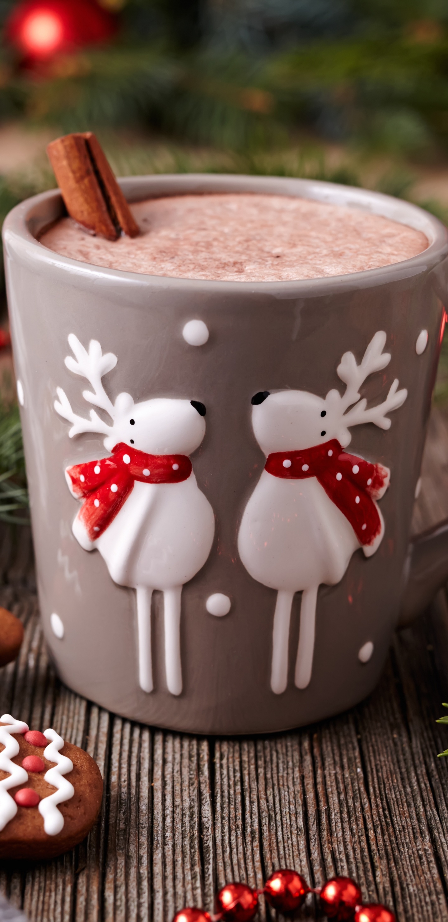 Weihnachten, Kaffeetasse, Cup, Lebkuchen, Drinkware. Wallpaper in 1440x2960 Resolution