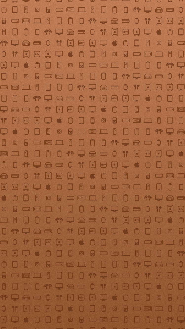 Apple, IOS, Color, Brown, Propriété Des Matériaux. Wallpaper in 750x1334 Resolution