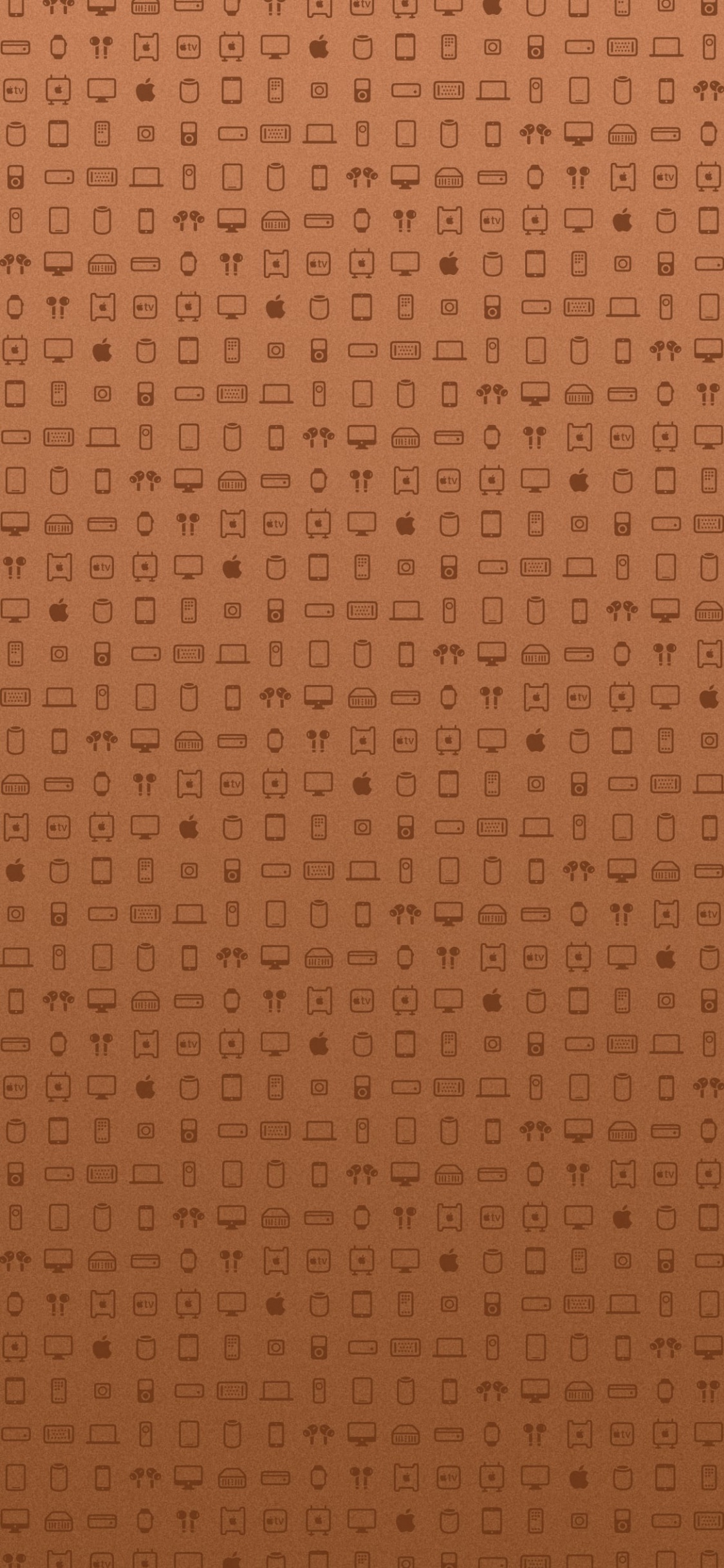 Apples, Ios, Colored, Brown, Wood. Wallpaper in 1125x2436 Resolution