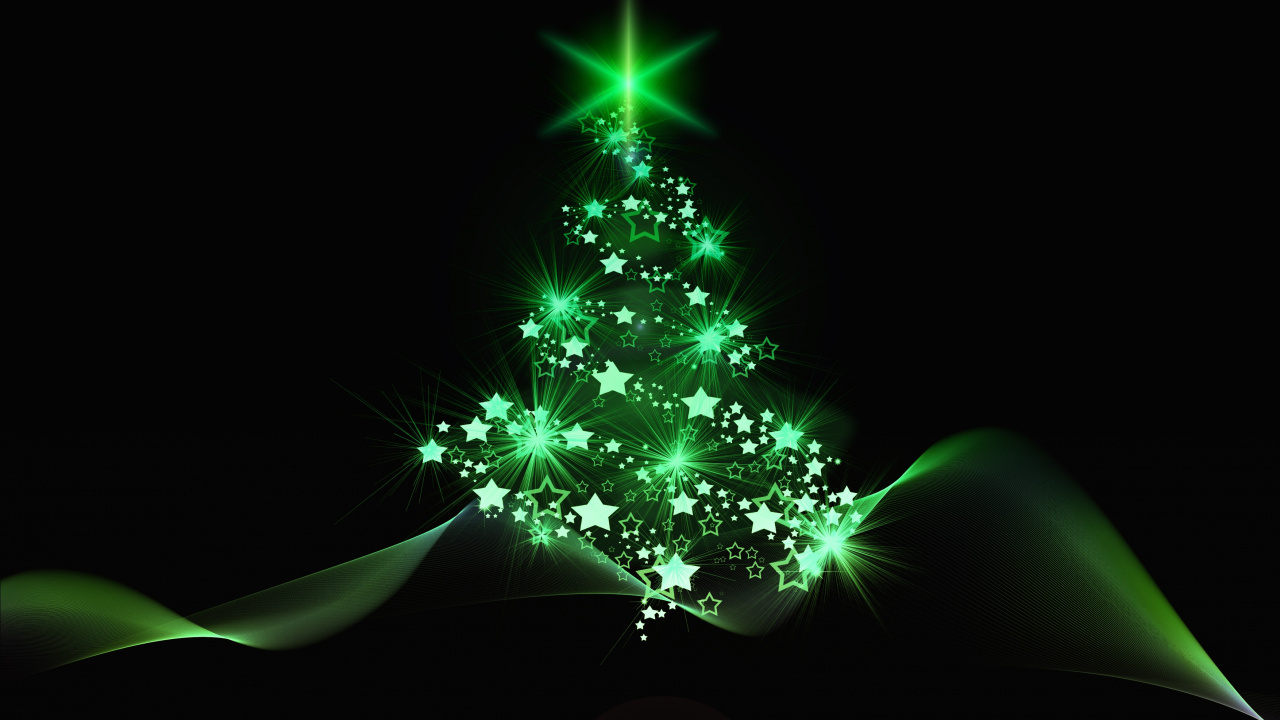 Christmas Day, Christmas Tree, Holiday, Green, Christmas Decoration. Wallpaper in 1280x720 Resolution