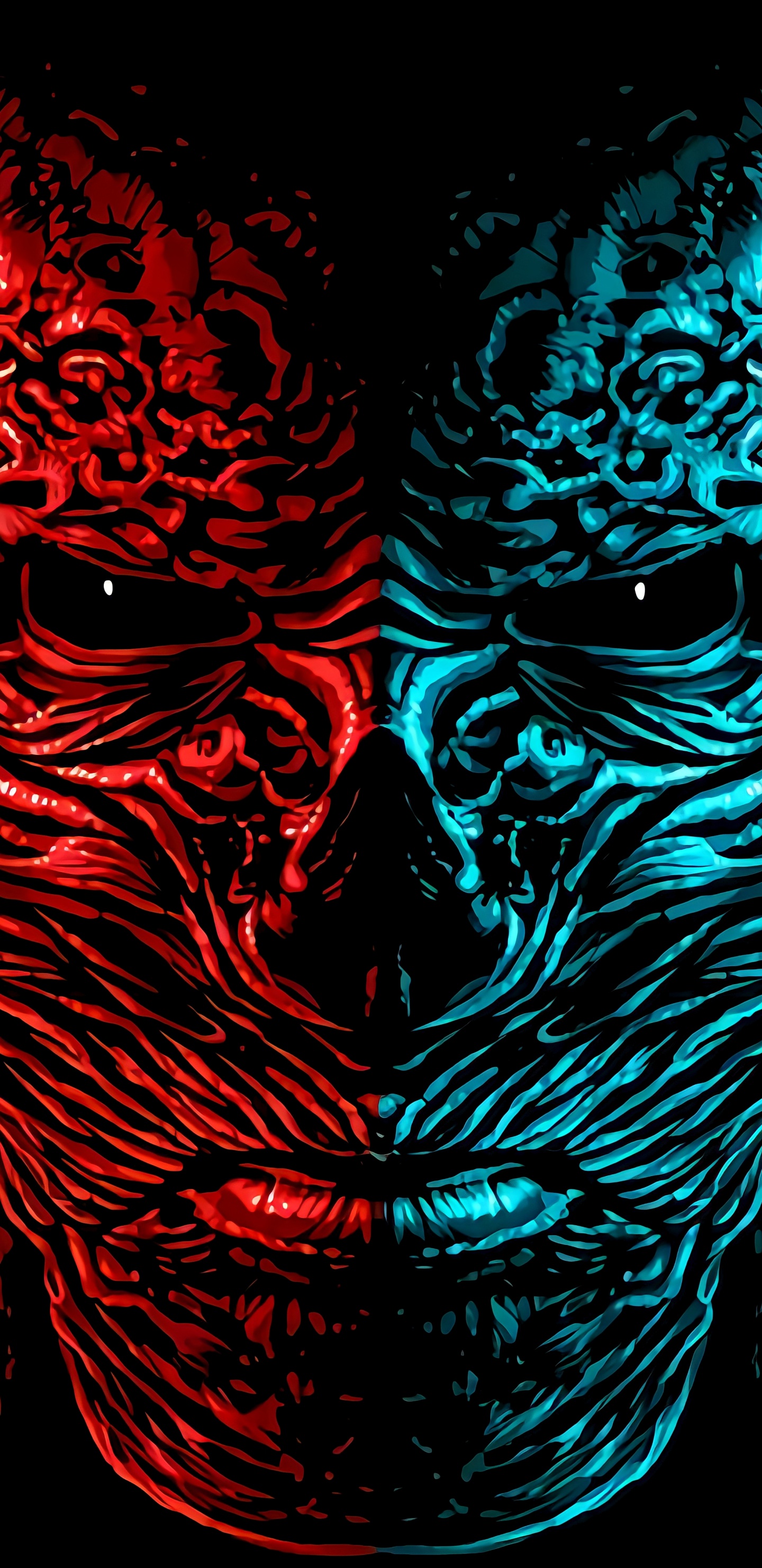 Amoled, OLED, Head, t Shirt, Art. Wallpaper in 1440x2960 Resolution