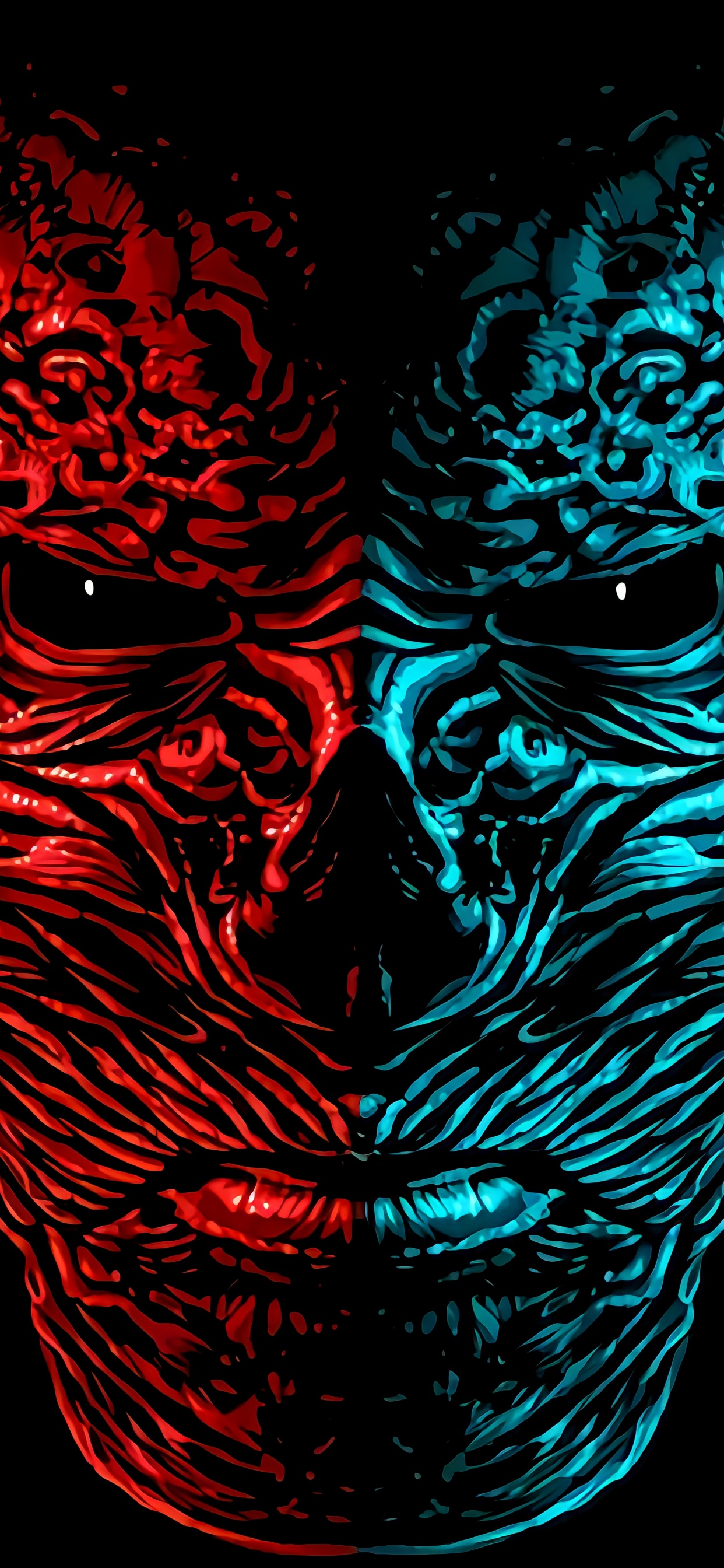 Amoled, OLED, Tête, T-shirt, Art. Wallpaper in 1242x2688 Resolution