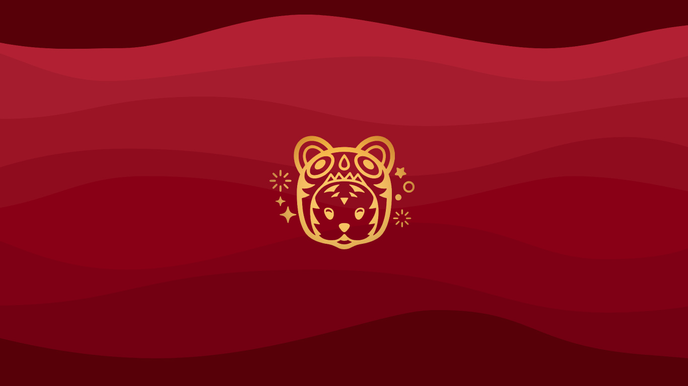 Tigre, Apple, Orange, Art, Magenta. Wallpaper in 1366x768 Resolution