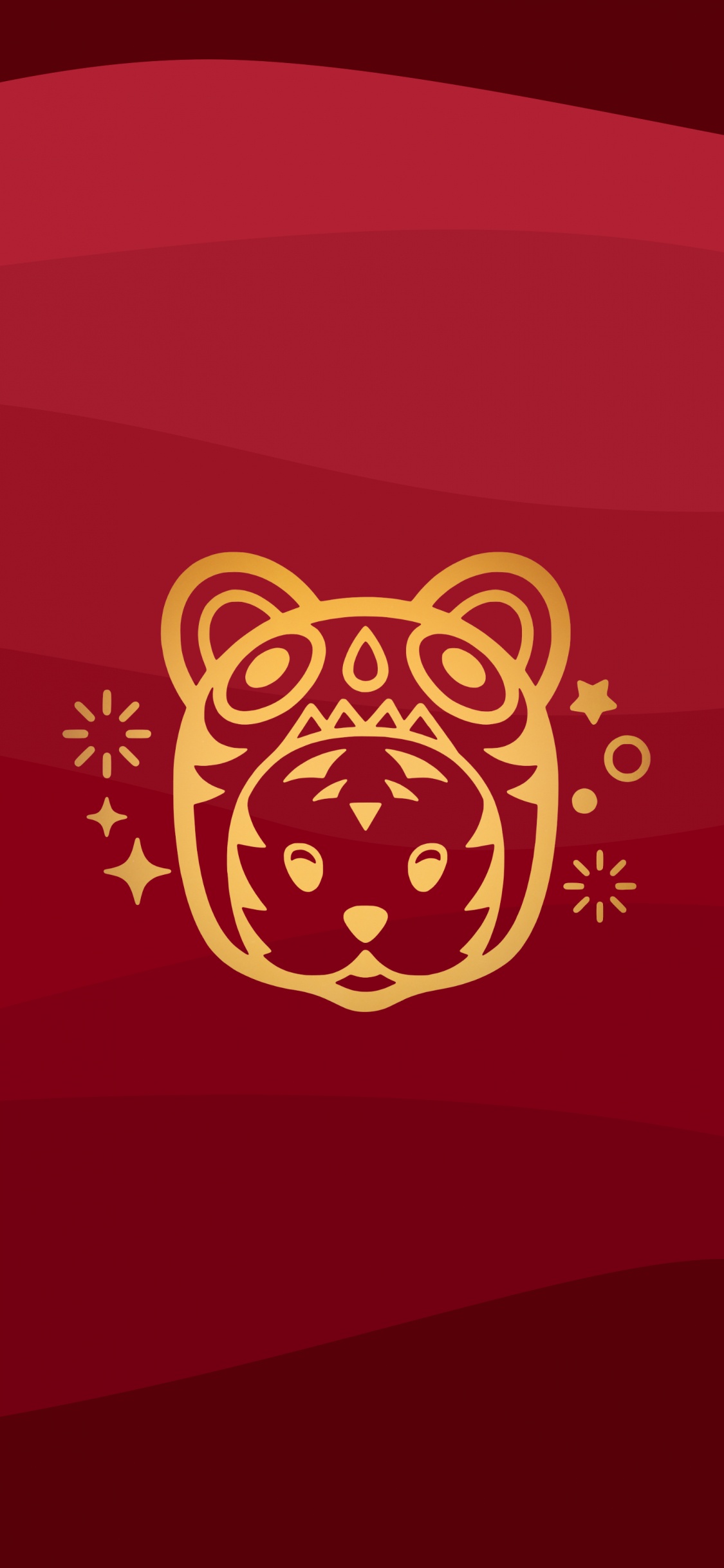 Tigre, Manzana, Naranja, Arte, Magenta. Wallpaper in 1125x2436 Resolution