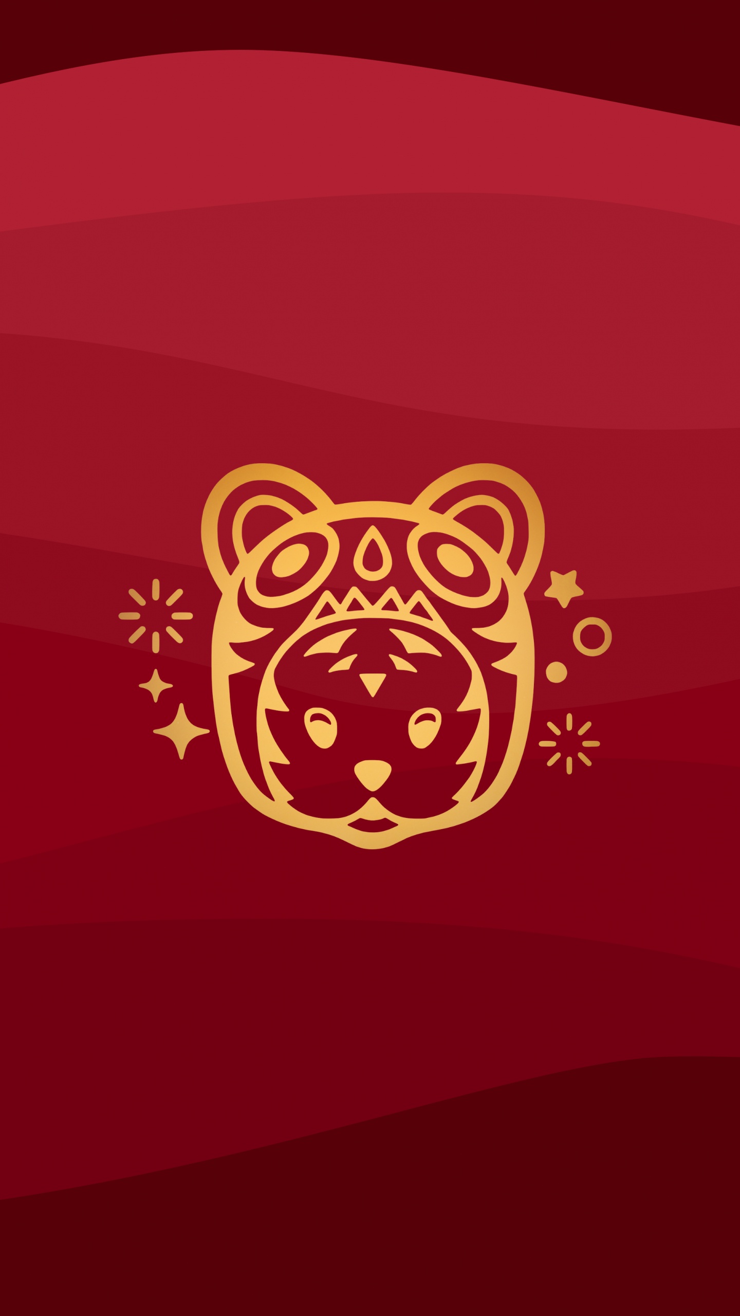Tigre, Manzana, Naranja, Arte, Magenta. Wallpaper in 1440x2560 Resolution