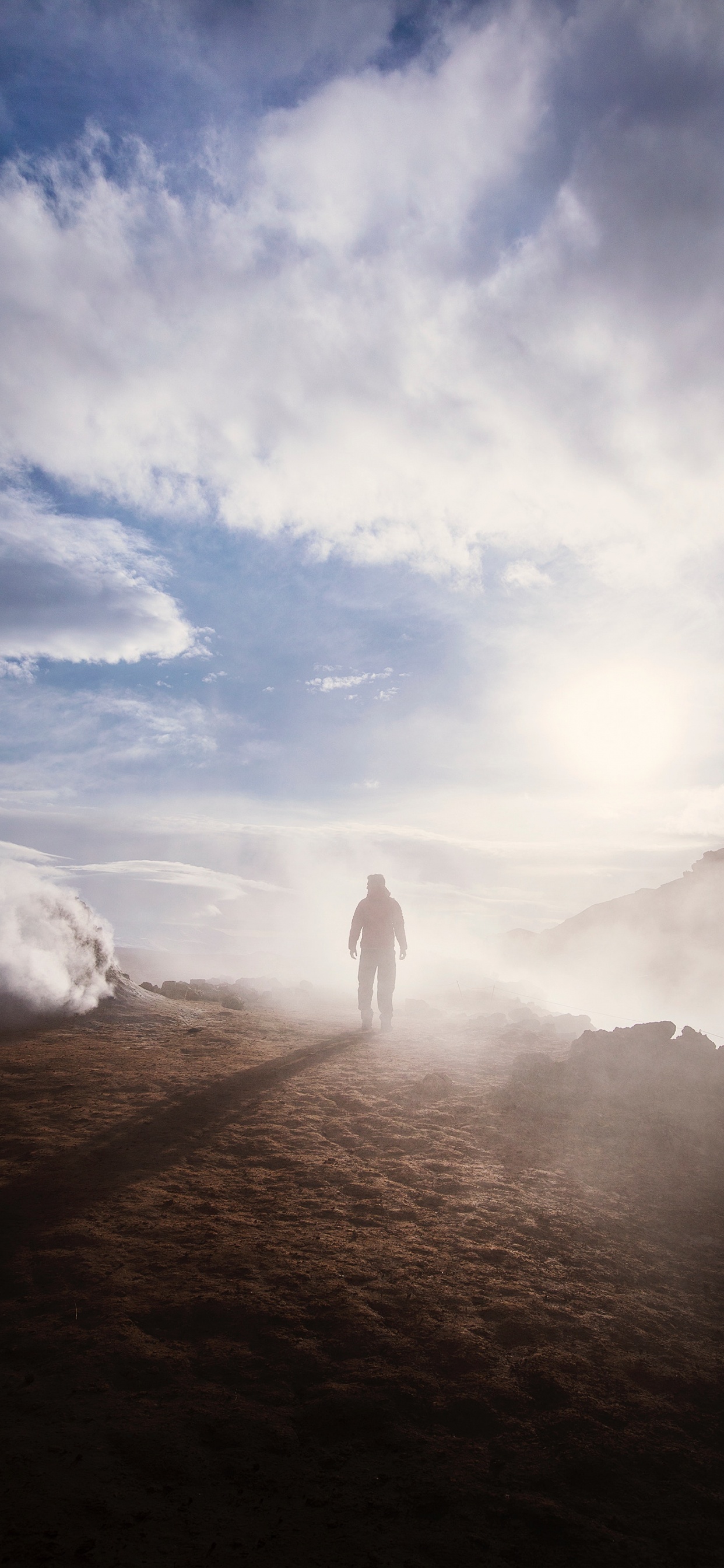 Cloud, Atmosphere, Sunlight, Landscape, Calm. Wallpaper in 1242x2688 Resolution