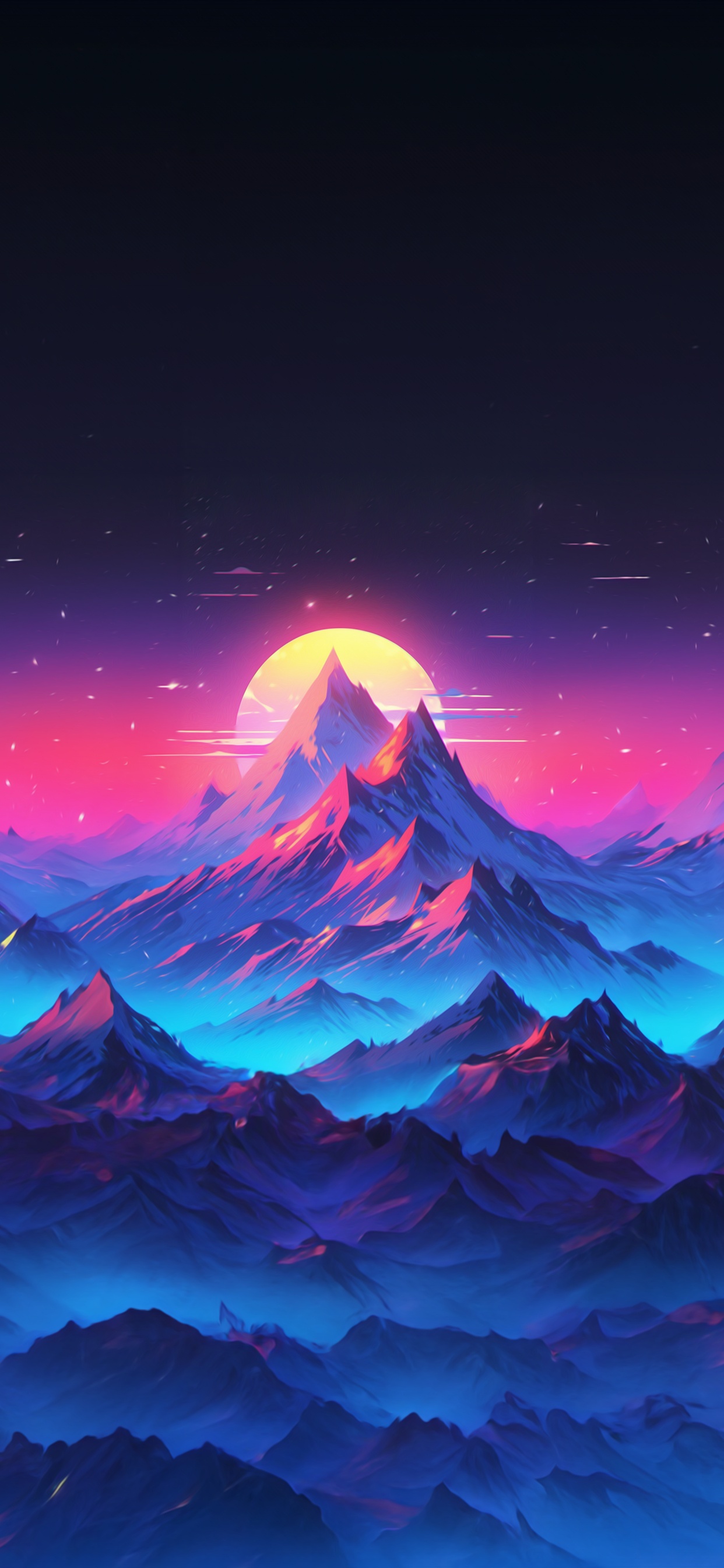 Natur, Atmosphäre, Purpur, Naturlandschaft, Piste. Wallpaper in 1242x2688 Resolution