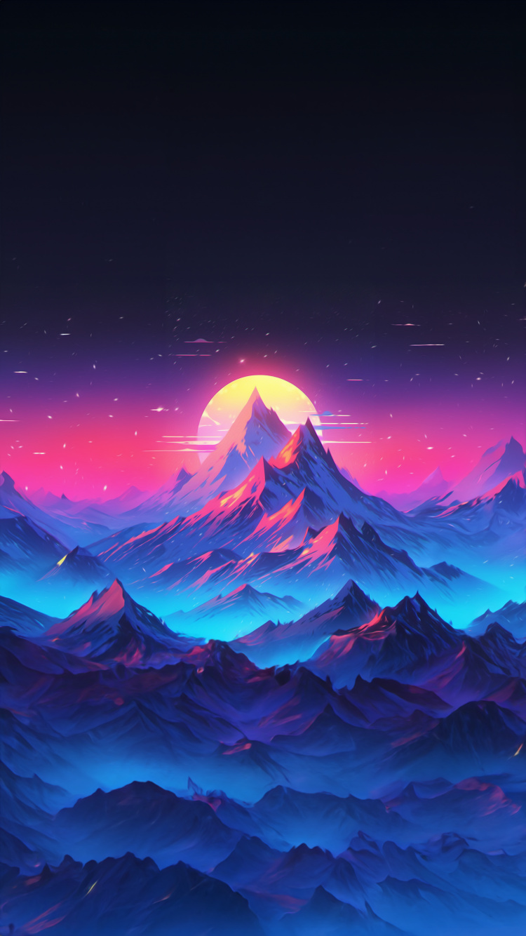 Nature, Atmosphere, Purple, Natural Landscape, World. Wallpaper in 750x1334 Resolution