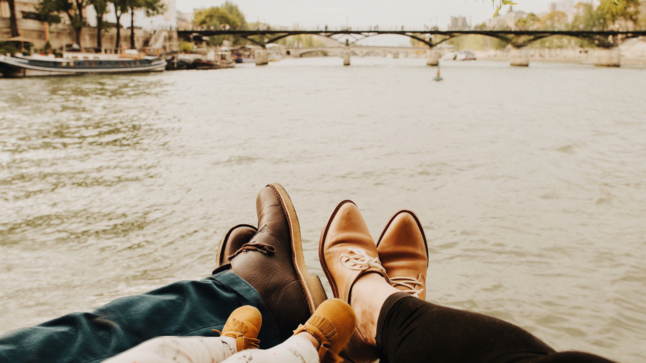 Family, Happiness, Footwear, Leg, Leisure. Wallpaper in 1280x720 Resolution