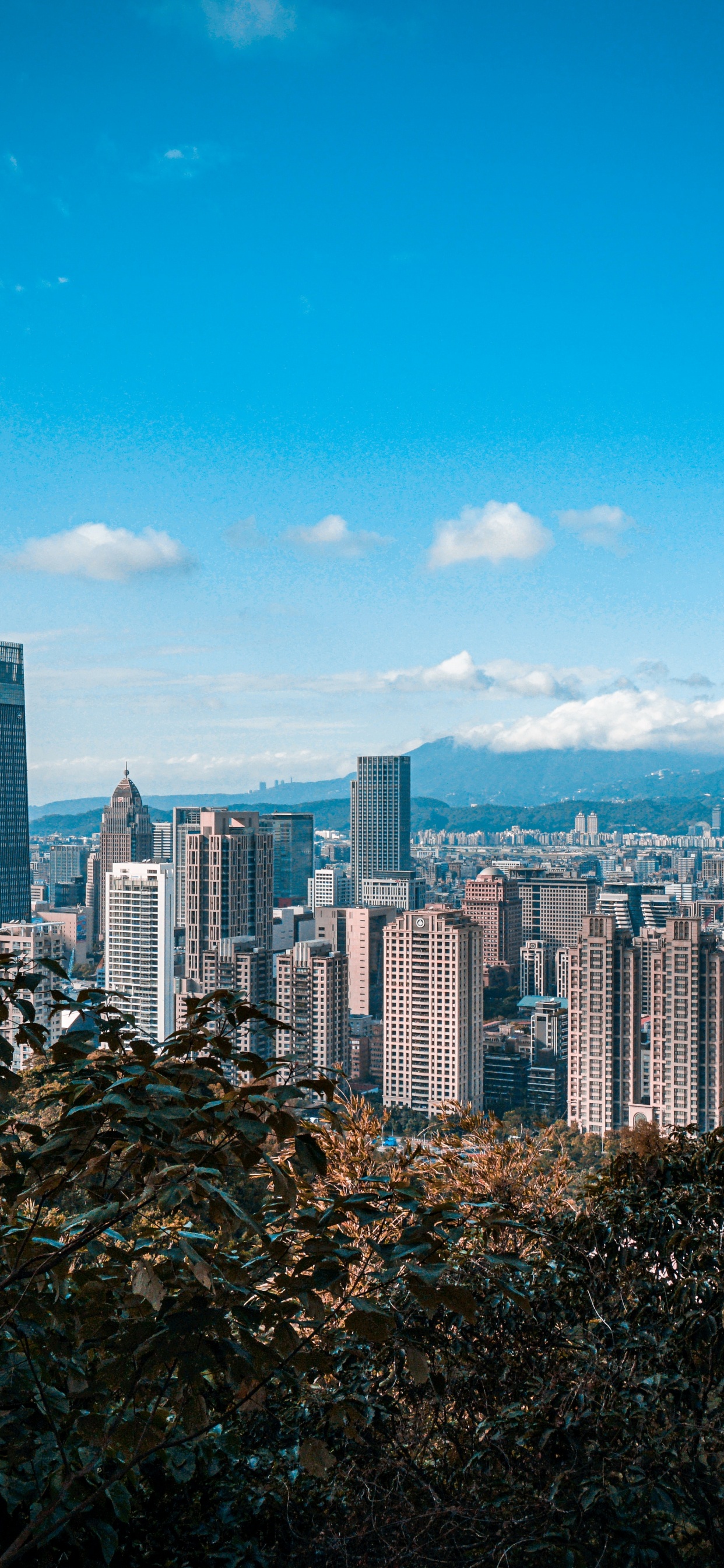 Xiangshan Hiking Trail, Melbourne, Cloud, Skyscraper, Building. Wallpaper in 1242x2688 Resolution