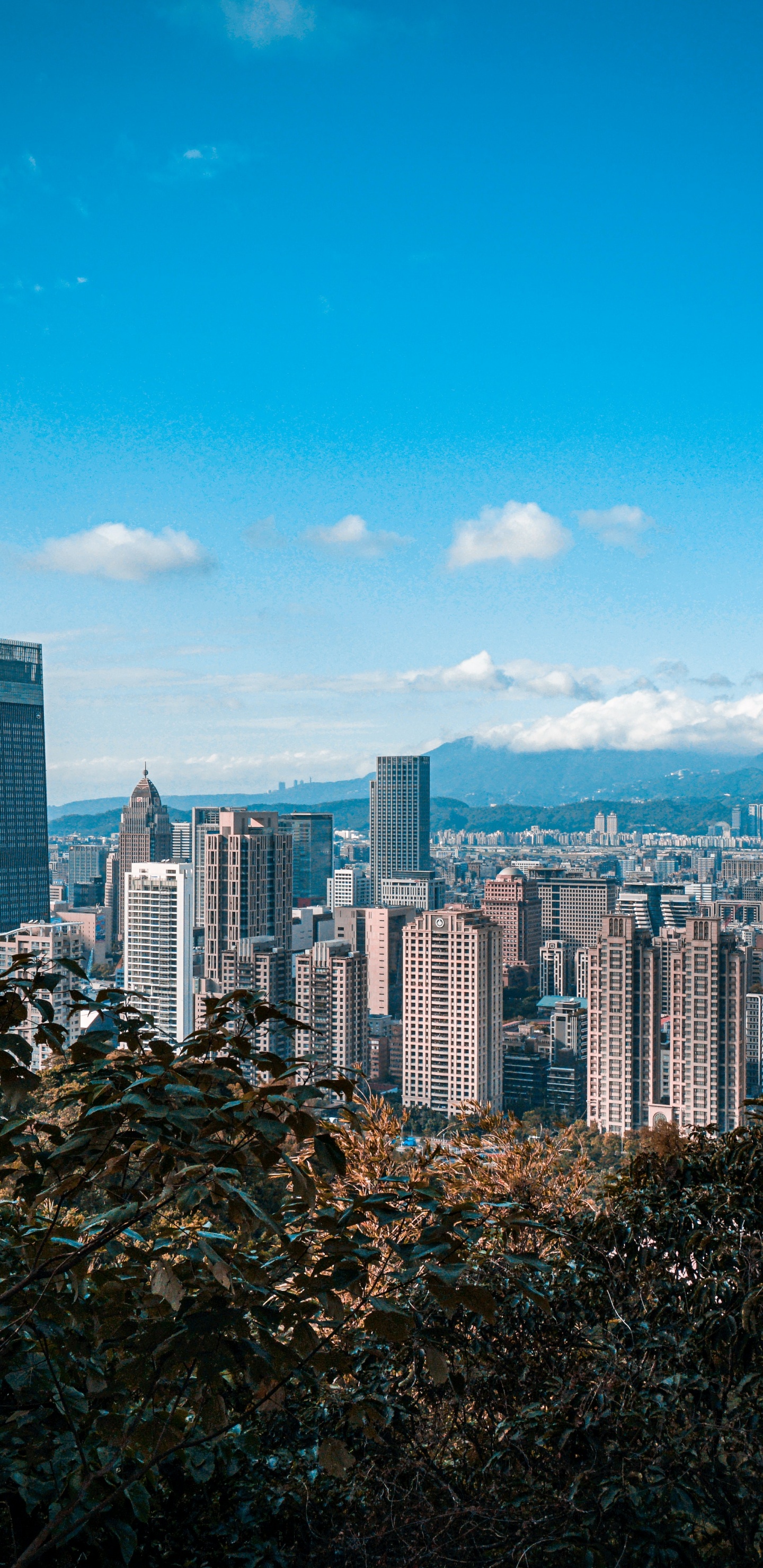 Xiangshan Hiking Trail, Melbourne, Cloud, Skyscraper, Building. Wallpaper in 1440x2960 Resolution