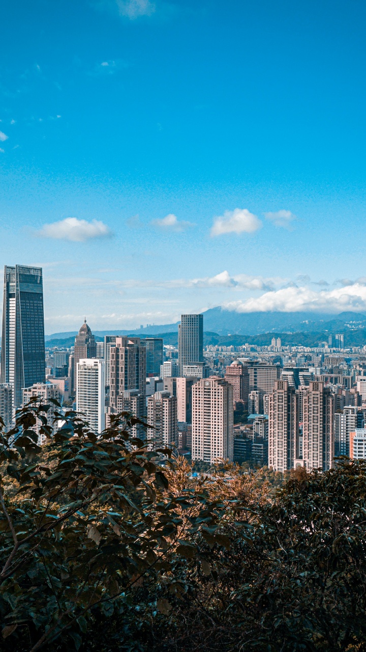 Xiangshan Hiking Trail, Melbourne, Cloud, Skyscraper, Building. Wallpaper in 720x1280 Resolution